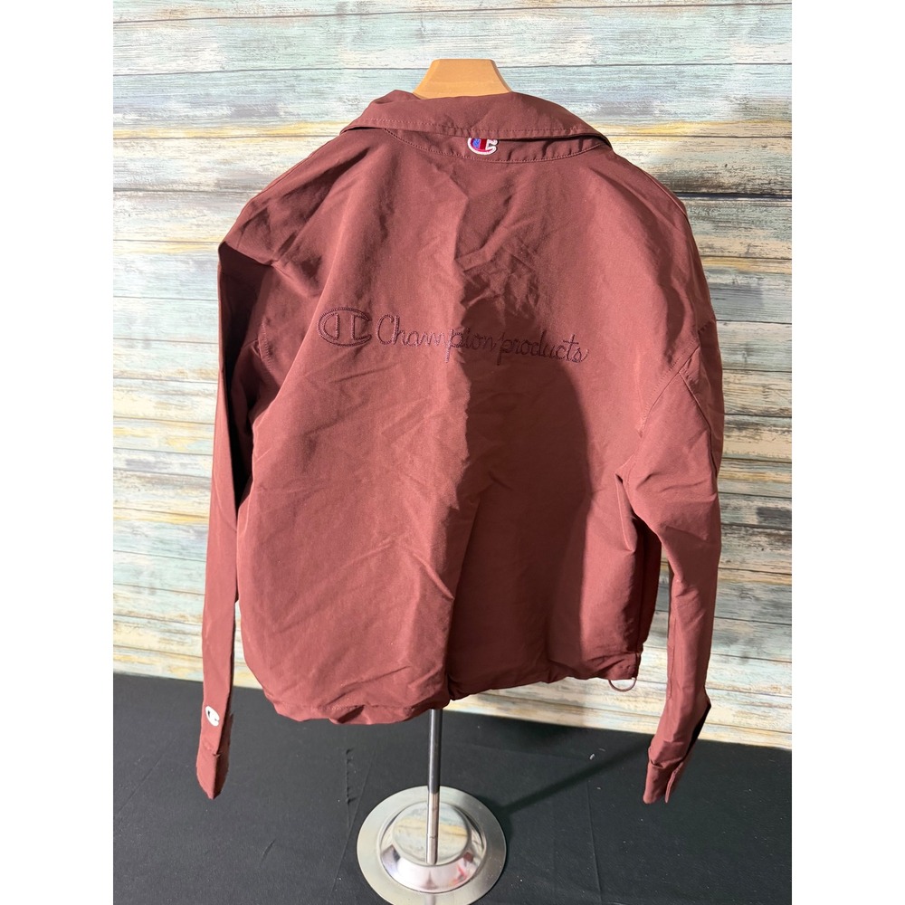 Champion Match Coaches Layering Piece Jacket Small Ruby NWT CPW253JK02 Maroon - Picture 7 of 8